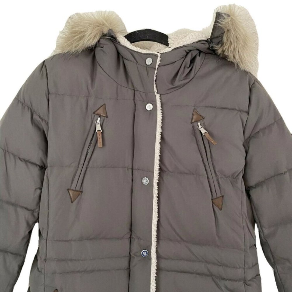 ⛔️SOLD⛔️ LRL Faux Fur Trim Hood Winter Jacket - M - Picture 5 of 15